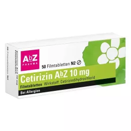 CETIRIZIN AbZ 10 mg compresse rivestite con film, 50 pz