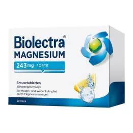 BIOLECTRA Magnesio 243 mg forte Limone Br.-Tabl., 60 pz