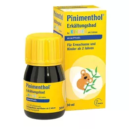 PINIMENTHOL Bagno freddo per bambini da 2 anni, Eucalipto, 30 ml