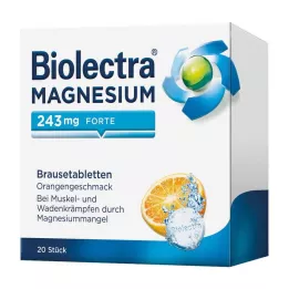 BIOLECTRA Magnesio 243 mg forte Compresse effervescenti arancioni, 20 pz