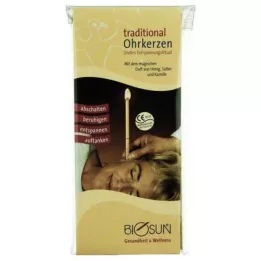BIOSUN Candele auricolari tradizionali, 10 pezzi
