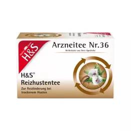 H&S Bustine filtro per tè per la tosse, 20X2,5 g