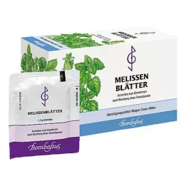 MELISSENBLÄTTER Bustine filtro per il tè, 20X1,5 g