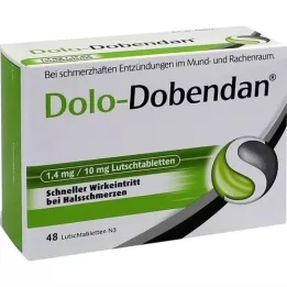 DOLO-DOBENDAN 1,4 mg/10 mg Lollipops, 48  pz