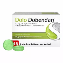 DOLO-DOBENDAN Pastiglie da 1,4 mg/10 mg, 48 pz