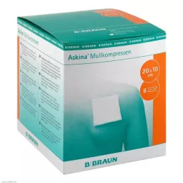 ASKINA Compresse di garza 10x20 cm sterili, 25X2 pz