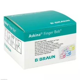 ASKINA Finger Bob colorato, 50 pezzi