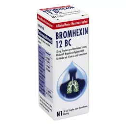 BROMHEXIN 12 BC Gocce orali, 30 ml