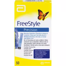 FREESTYLE Strisce reattive per la glicemia di precisione senza codifica, 50 pz