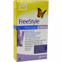 FREESTYLE Strisce reattive di precisione per chetoni del sangue ß-chetoni, 10 pz