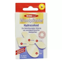 WUNDPFLASTER Idrocolloide 4 misure, 10 pz