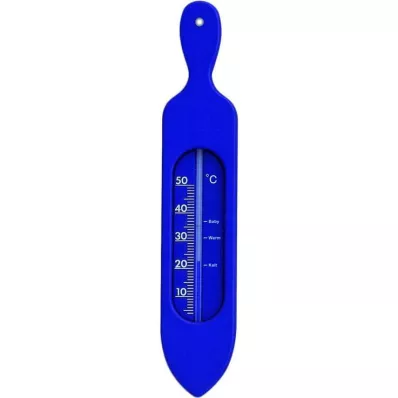BADETHERMOMETER Plastica blu, 1 pezzo