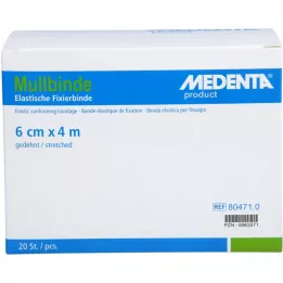 MULLBINDEN elastico 6 cmx4 m, 20 pz