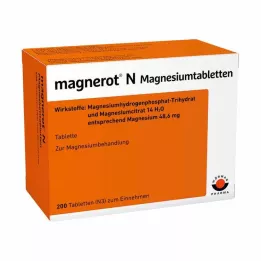 MAGNEROT N Compresse di magnesio, 200 pz