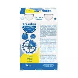 FRESUBIN 2 kcal fibra DRINK flacone per bere al limone, 24x200 ml