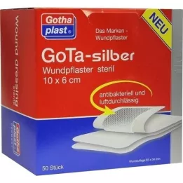 GOTA SILBER Cerotto 6x10 cm sterile, 50 pz