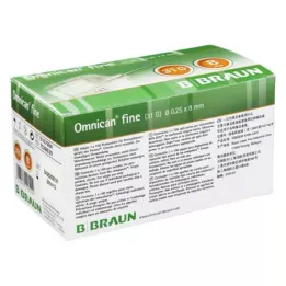 OMNICAN cannula penna fine 31 G 0,25x8 mm, 100 pz