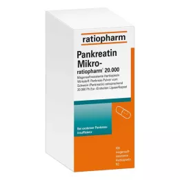 PANKREATIN Mikro-ratio.20.000 capsule rigide gastroresistenti, 100 pz