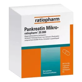 PANKREATIN Mikro-ratio.20.000 capsule rigide gastroresistenti, 200 pz
