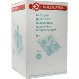 MULLTUPFER prugna sterile, 15X5 pz
