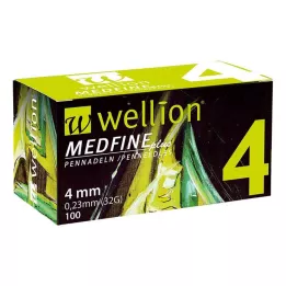 WELLION MEDFINE più aghi per penna 4 mm, 100 pz