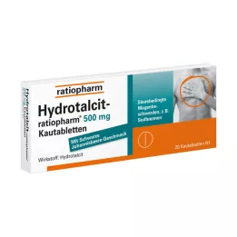 HYDROTALCIT-ratiopharm 500 mg compresse masticabili, 20 pz