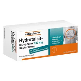 HYDROTALCIT-ratiopharm 500 mg compresse masticabili, 100 pz