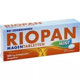 RIOPAN Compresse per lo stomaco Menta 800 mg Compresse masticabili, 20 pz