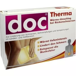 DOC THERMA Inviluppo di calore per mal di schiena, 4 pz