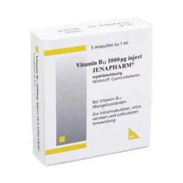 VITAMIN B12 1.000 μg Fiale di Jenapharm iniettabili, 5 pz