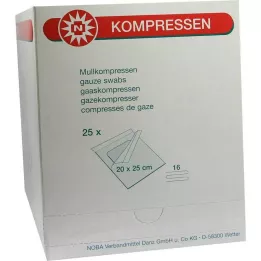 MULLKOMPRESSEN 20x25 cm sterile 16 volte, 25 pz