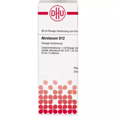 ABROTANUM D 12 Diluizione, 20 ml ABROTANUM D 12 Diluizione, 20 ml