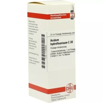 Acidum hydrofluor c30, 20 ml Acidum hydrofluor c30, 20 ml