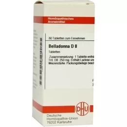 BELLADONNA D 8 compresse, 80 pz