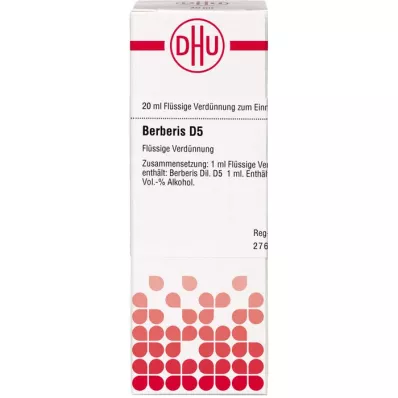 BERBERIS D 5 Diluizione, 20 ml