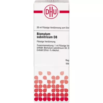 Bismuth Subnitr D 8, 20 ml Bismuth Subnitr D 8, 20 ml
