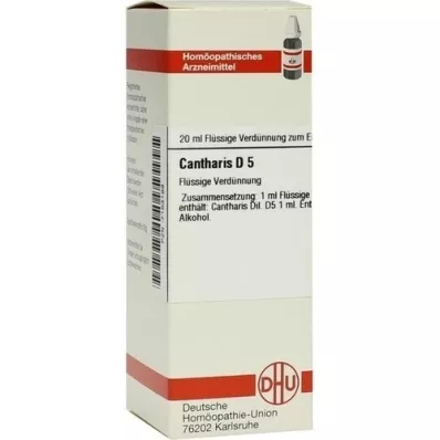 Cantharis d 5, 20 ml Cantharis d 5, 20 ml