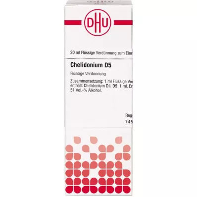 CHELIDONIUM D 5 Diluizione, 20 ml