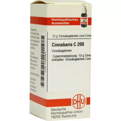 CINNABARIS C 200 Globuli, 10 g CINNABARIS C 200 Globuli, 10 g