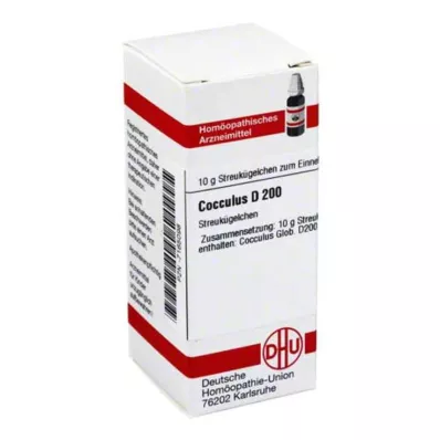 COCCULUS D 200 Globuli, 10 g