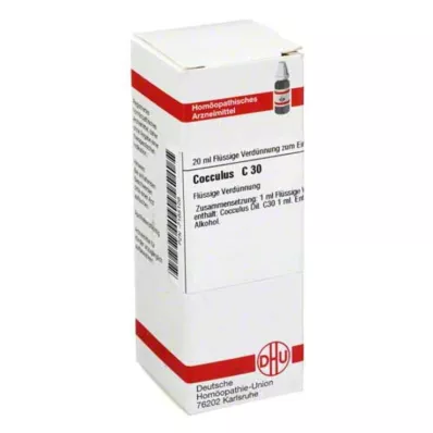 COCCULUS Diluizione C 30, 20 ml COCCULUS Diluizione C 30, 20 ml
