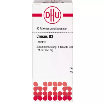 CROCUS D 3 compresse, 80 pz
