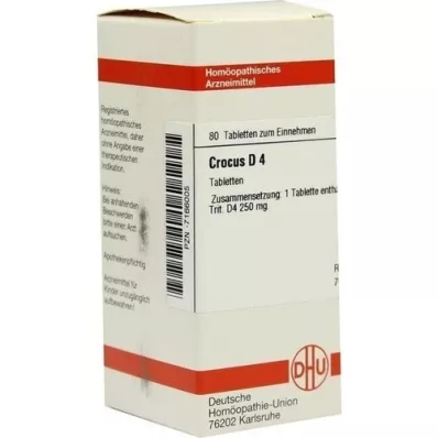 CROCUS D 4 compresse, 80 pz CROCUS D 4 compresse, 80 pz