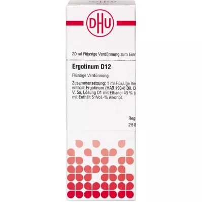 ERGOTINUM D 12 Diluizione, 20 ml ERGOTINUM D 12 Diluizione, 20 ml