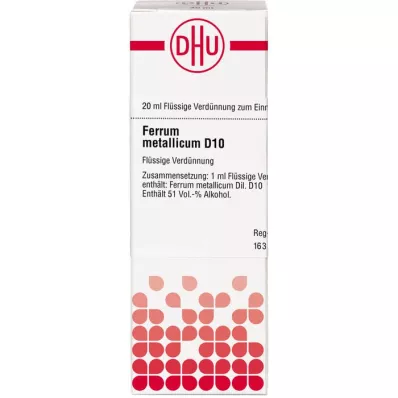 Ferrum Met D10, 20 ml Ferrum Met D10, 20 ml