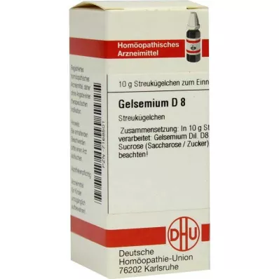 GELSEMIUM D 8 Globuli, 10 g GELSEMIUM D 8 Globuli, 10 g