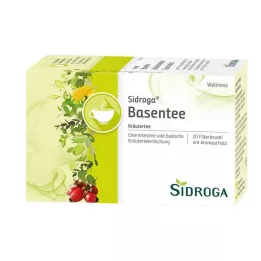 SIDROGA Bustine filtro per tè Wellness Base, 20X1,5 g