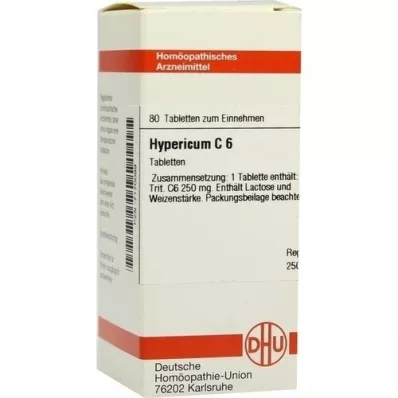 HYPERICUM C 6 compresse, 80 pz