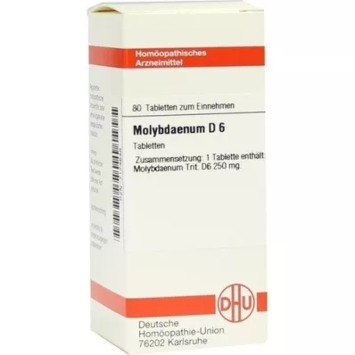 MOLYBDAENUM D 6 compresse, 80 pz MOLYBDAENUM D 6 compresse, 80 pz