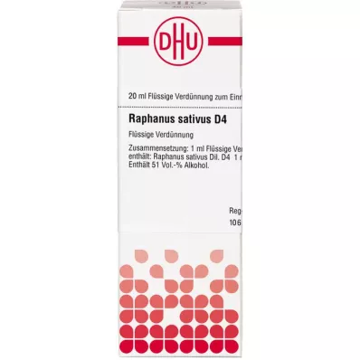 Raphanus sativus D 4, 20 ml